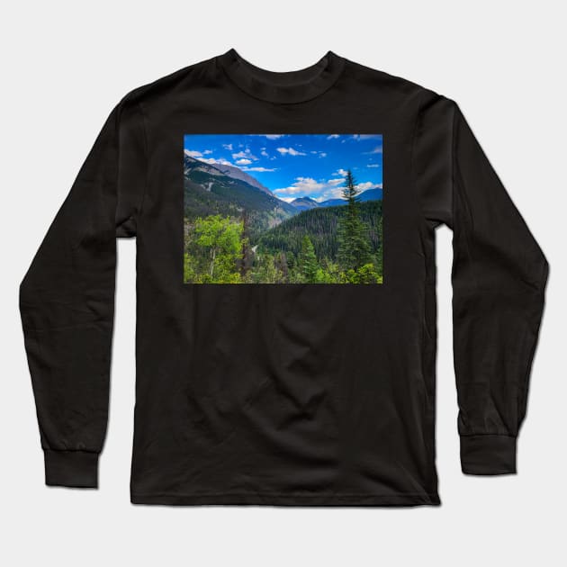 Jasper National Park Mountain Landscape Photography V2 Long Sleeve T-Shirt by Family journey with God